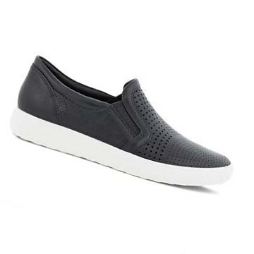 Ecco Soft 7 Slip-on Sneakers Dam Svarta | SE 244EBC